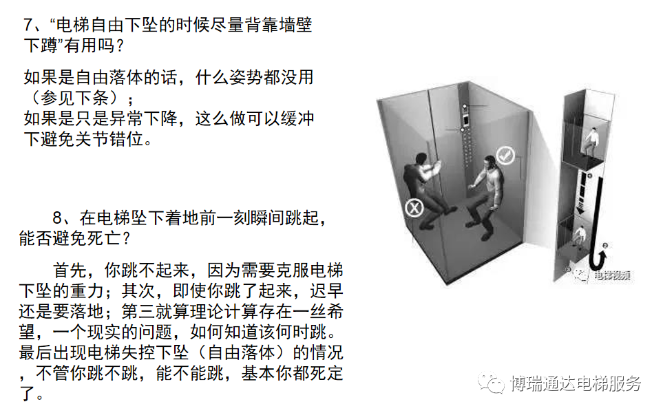 電梯自由下墜